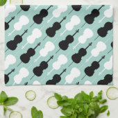 cello-patroon theedoek (Gevouwen)