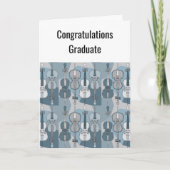 Cello Pattern Afstuderen Kaart (Voorkant)