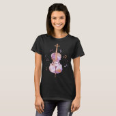 Cello Player Blow Capel Instrument T-shirt (Voorkant volledig)