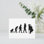 Cello Player Briefkaart (Staand voorkant)