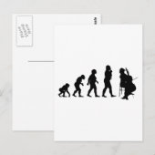 Cello Player Briefkaart (Voorkant / Achterkant)