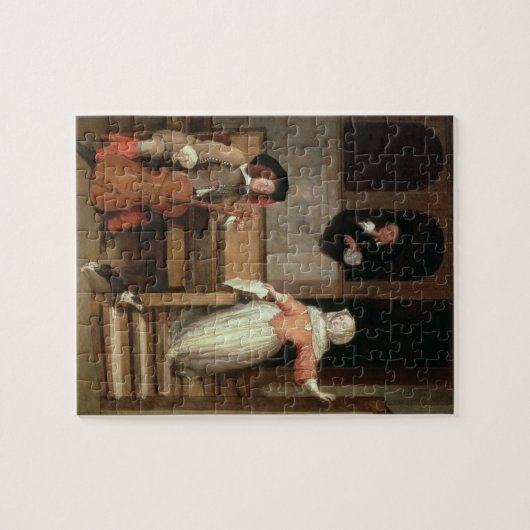 Cello Player, c.1700 (olie op canvas) Legpuzzel (Horizontaal)