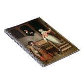 Cello Player, c.1700 (olie op canvas) Notitieboek (Rechterzijde)