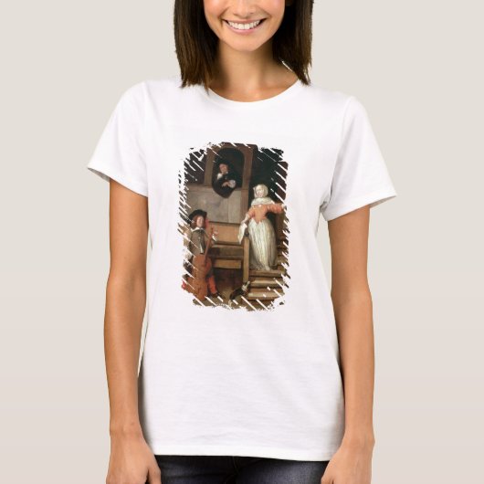 Cello Player, c.1700 (olie op canvas) T-shirt (Voorkant)