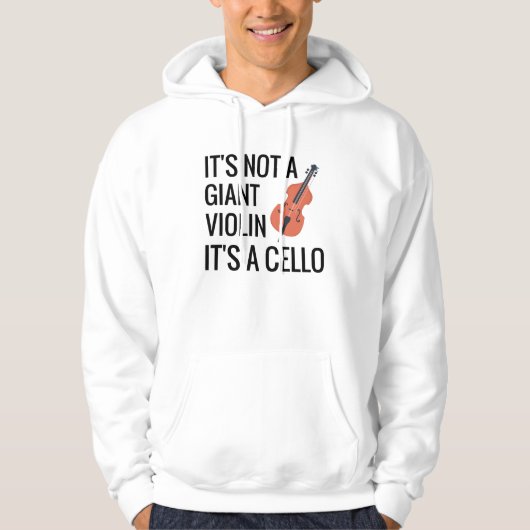 Cello Player Gifts | Cello Orchestra Cellist Hoodie (Voorkant)