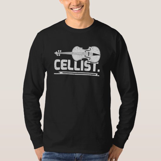 Cello Player Orchestra Music Cellist T-shirt (Voorkant)