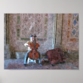 CELLO PLAYER POSTER (Voorkant)