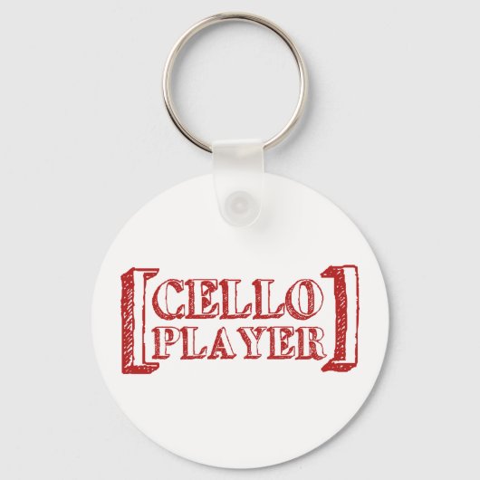 Cello Player Sleutelhanger (Voorkant)