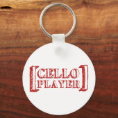 Cello Player Sleutelhanger (Voorkant)