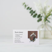 Cello Player-Visitekaartje Visitekaartje (Staand voorkant)