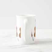 Cello Porselein Kop (Achterkant)