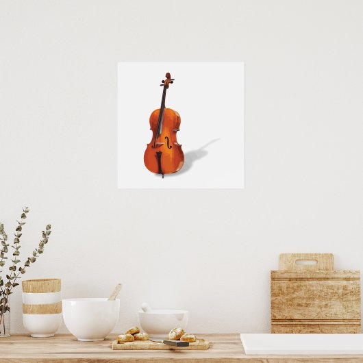 Cello Poster (Keuken)