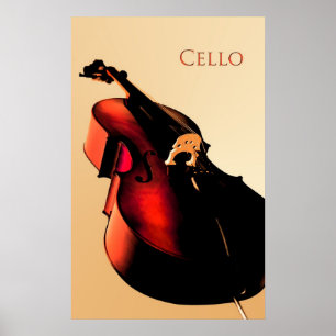 Cello-Poster Poster