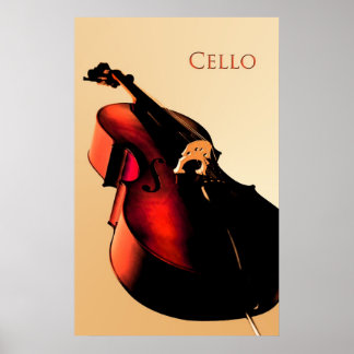 Cello-Poster Poster