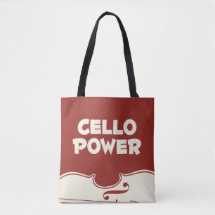 Cello Power Canvas tas