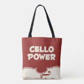 Cello Power Canvas tas (Achterkant)