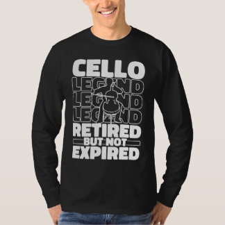 Cello Retired Orchestra  Violincello Cellist T-shirt