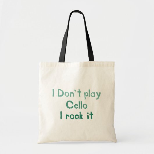 Cello Rock It Totebag Tote Bag (Voorkant)