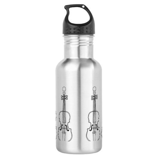Cello Schets Waterfles (Achterkant)