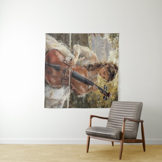 Cello Serenade  Wandkleed (In Situ (horizontaal))
