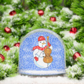 Cello Snowman Snow Wereldbol Sneeuwbol (Kerstmis)