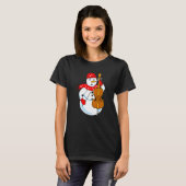 Cello Snowman T-shirt (Voorkant volledig)