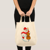 Cello Snowman Tote Bag (Voorkant (product))