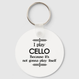 Cello - Speel zelf Funny Deco Music Sleutelhanger