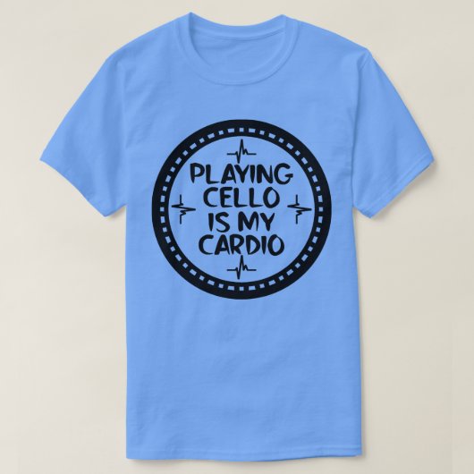 Cello spelen is mijn dio 2 t-shirt (Design voorkant)