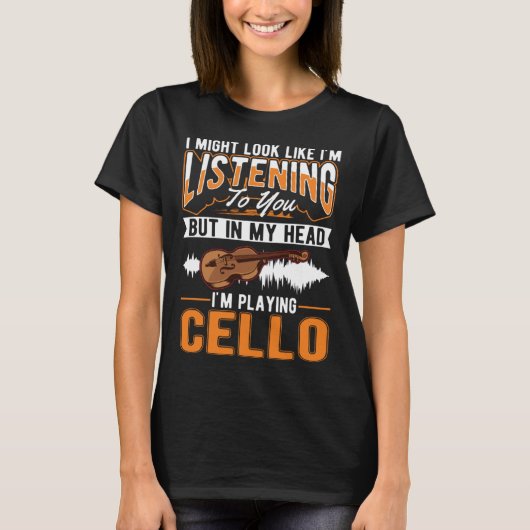 Cello speler Cellist Cello T-shirt (Voorkant)