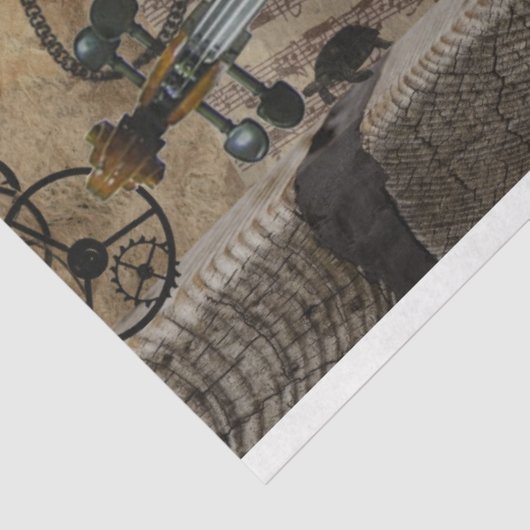 Cello Steampunk Suite Tissuepapier (Detail)