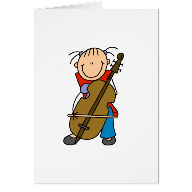 Cello Stick Figuur Card (Voorkant)