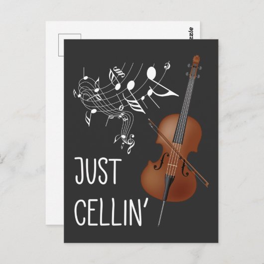 Cello String Instrument Cellist Humor violoncello Briefkaart (Voorkant / Achterkant)