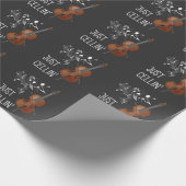 Cello String Instrument Cellist Humor violoncello Cadeaupapier (Hoek)