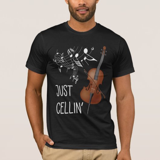 Cello String Instrument Cellist Humor violoncello T-shirt (Voorkant)