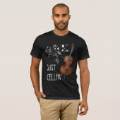 Cello String Instrument Cellist Humor violoncello T-shirt (Voorkant volledig)