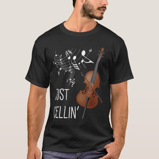 Cello String Instrument Cellist Humor violoncello T-shirt (Voorkant)