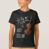 Cello String Instrument Cellist Humor violoncello T-shirt (Voorkant)
