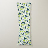 Cello String Instrument Music Orchestra Blue Green Lichaamskussen (Voorkant Verticaal)