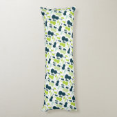 Cello String Instrument Music Orchestra Blue Green Lichaamskussen (Achterkant (Verticaal))