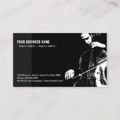 cello string instrument visitekaartje (Achterkant)