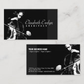 cello string instrument visitekaartje (Voorkant / Achterkant)