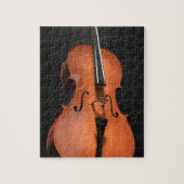 Cello Stringed Instrument Wood Instrument Legpuzzel (Verticaal)