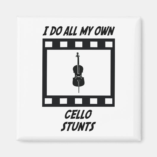 Cello Stunts Magneet (Voorkant)