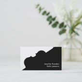 Cello Teacher Cellist Player Instrument Musician Visitekaartje (Staand voorkant)