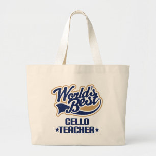 Cello Teacher Gift Grote Tote Bag