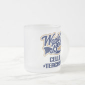 Cello Teacher Gift Matglas Koffiemok (Voorkant rechts)