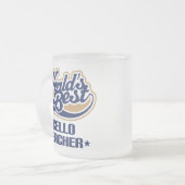 Cello Teacher Gift Matglas Koffiemok (Voorkant links)