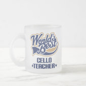 Cello Teacher Gift Matglas Koffiemok (Links)