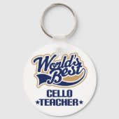 Cello Teacher Gift Sleutelhanger (Voorkant)